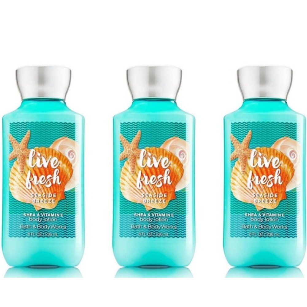 3 FULL SIZE LIVE FRESH seaside breeze NEW